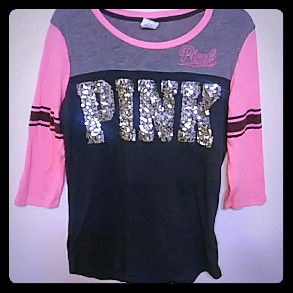 PINK Victoria's Secret ⭐bling⭐ top